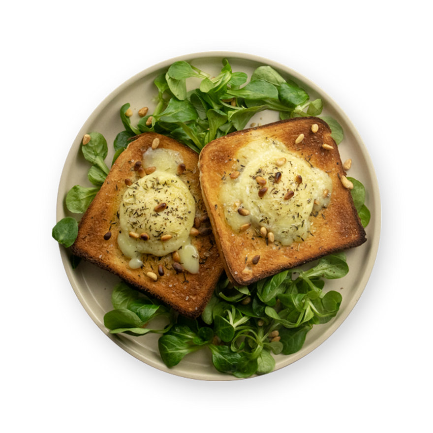 chèvre chaud sur toast